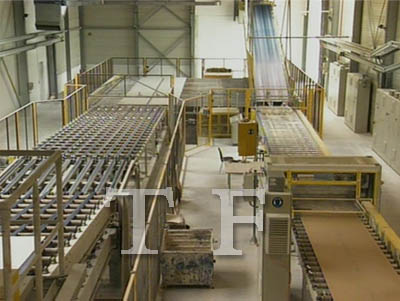 Gypsum board production line