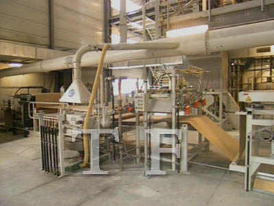 Gypsum board production line