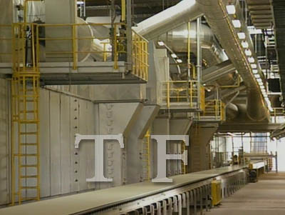 Gypsum board production line