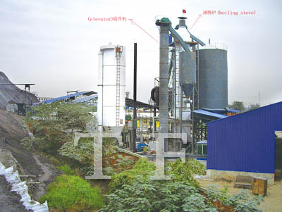 Gypsum powder production line