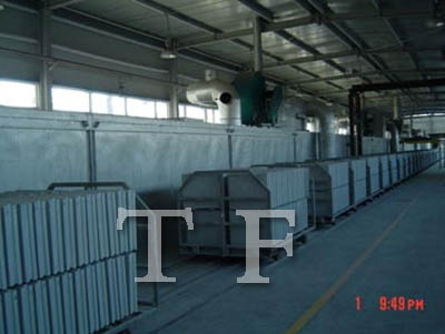 Gypsum block production line