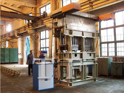 Gypsum block production line